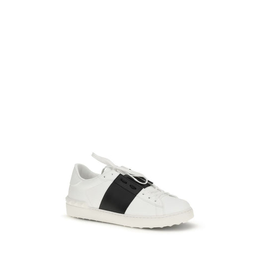 Valentino Garavani White Calf Leather Bos Taurus Low Top Sneakers Curated Luxury Accessories by Orvyn