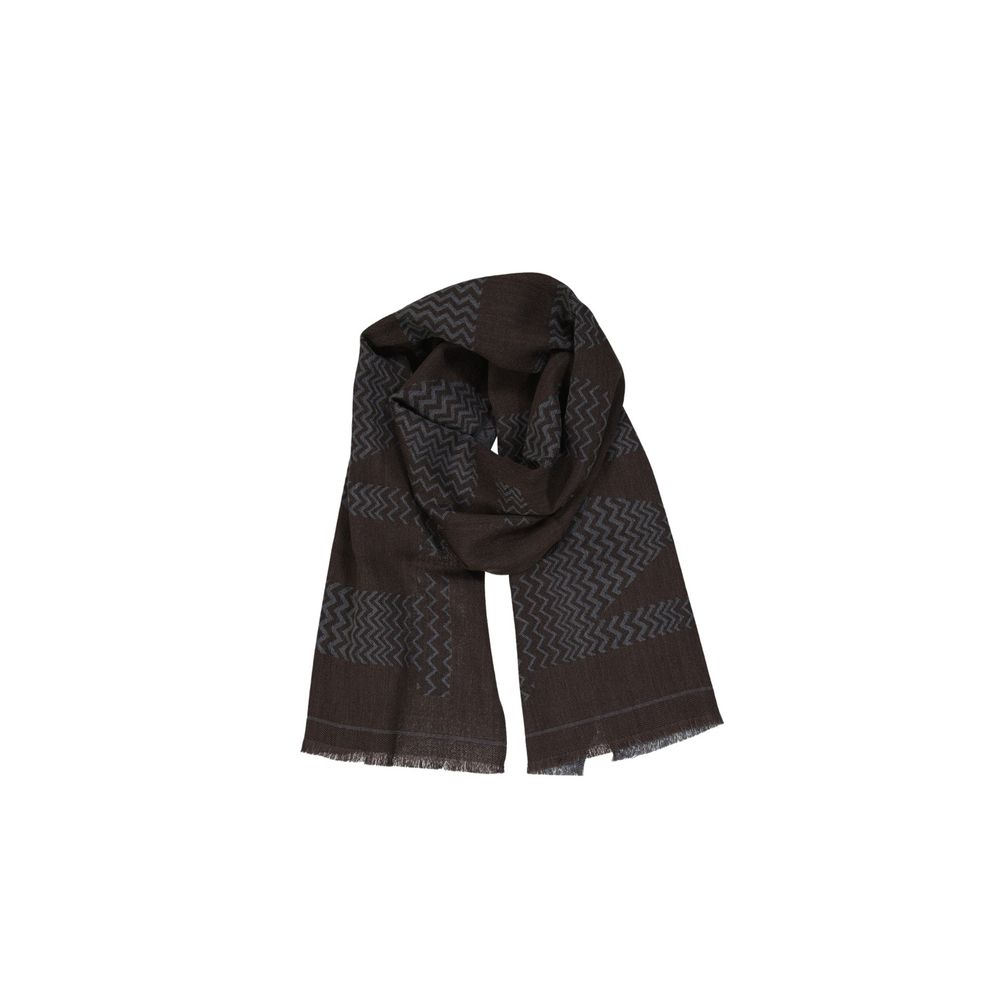 Missoni Brown Virgin Wool Scarf Curated Luxury Accessories by Orvyn