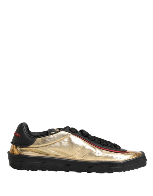 Dolce & Gabbana Multicolor Old Runner Lace Up Sneakers Shoes Curated Luxury Accessories by Orvyn