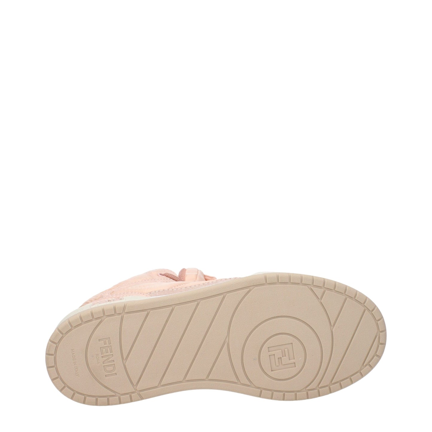 Fendi Pink Nylon High Top Sneakers Curated Luxury Accessories by Orvyn