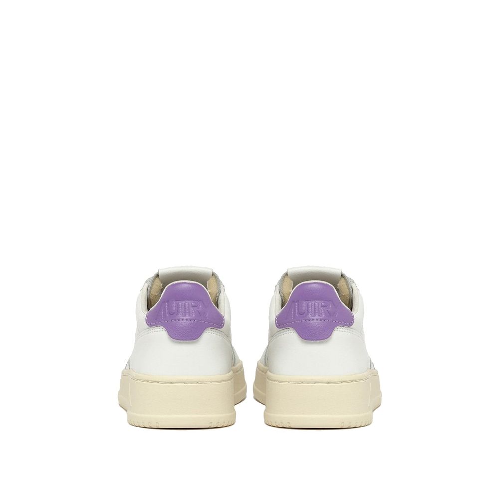 Autry White Leather Low Top Sneakers Curated Luxury Accessories by Orvyn