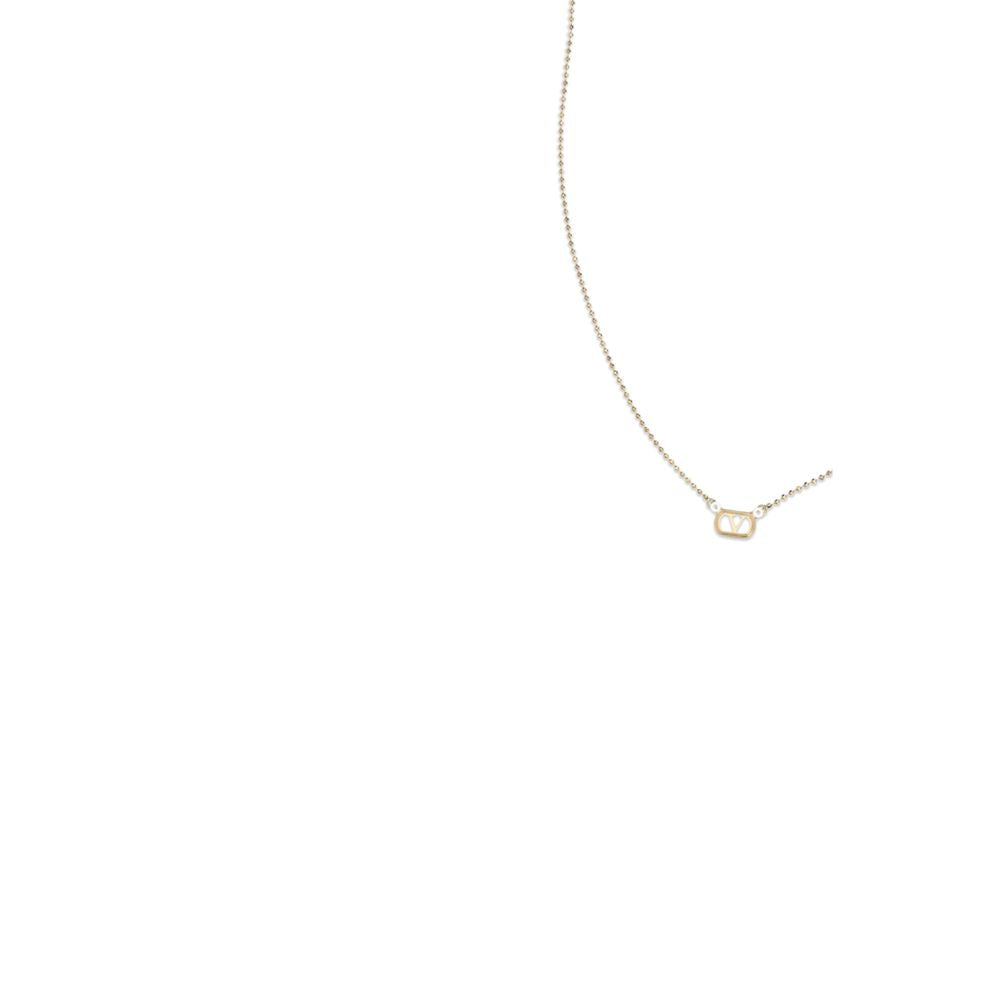 Valentino Garavani Gold Brass Necklace Curated Luxury Accessories by Orvyn