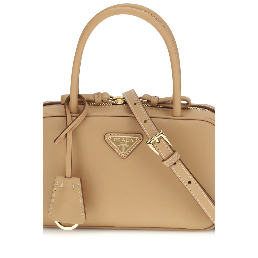 Prada Beige Bonnie Mini Handbag