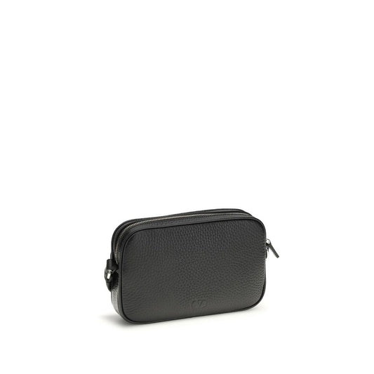 Valentino Garavani Black Calf Leather Bos Taurus Accessories Curated Luxury Accessories by Orvyn