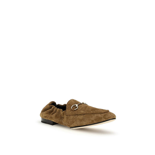 Gucci Brown 'Slip-On' Loafers braun