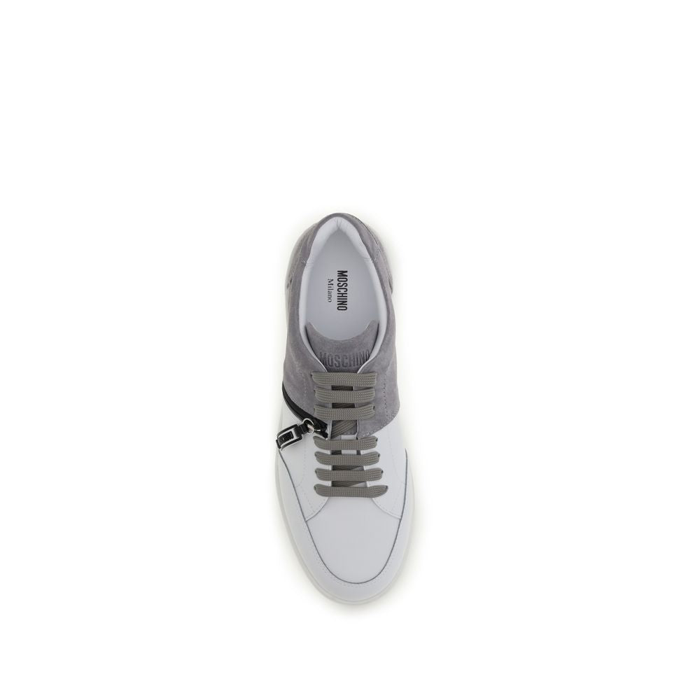 Moschino Multicolor Calf Leather Bos Taurus Low Top Sneakers Curated Luxury Accessories by Orvyn