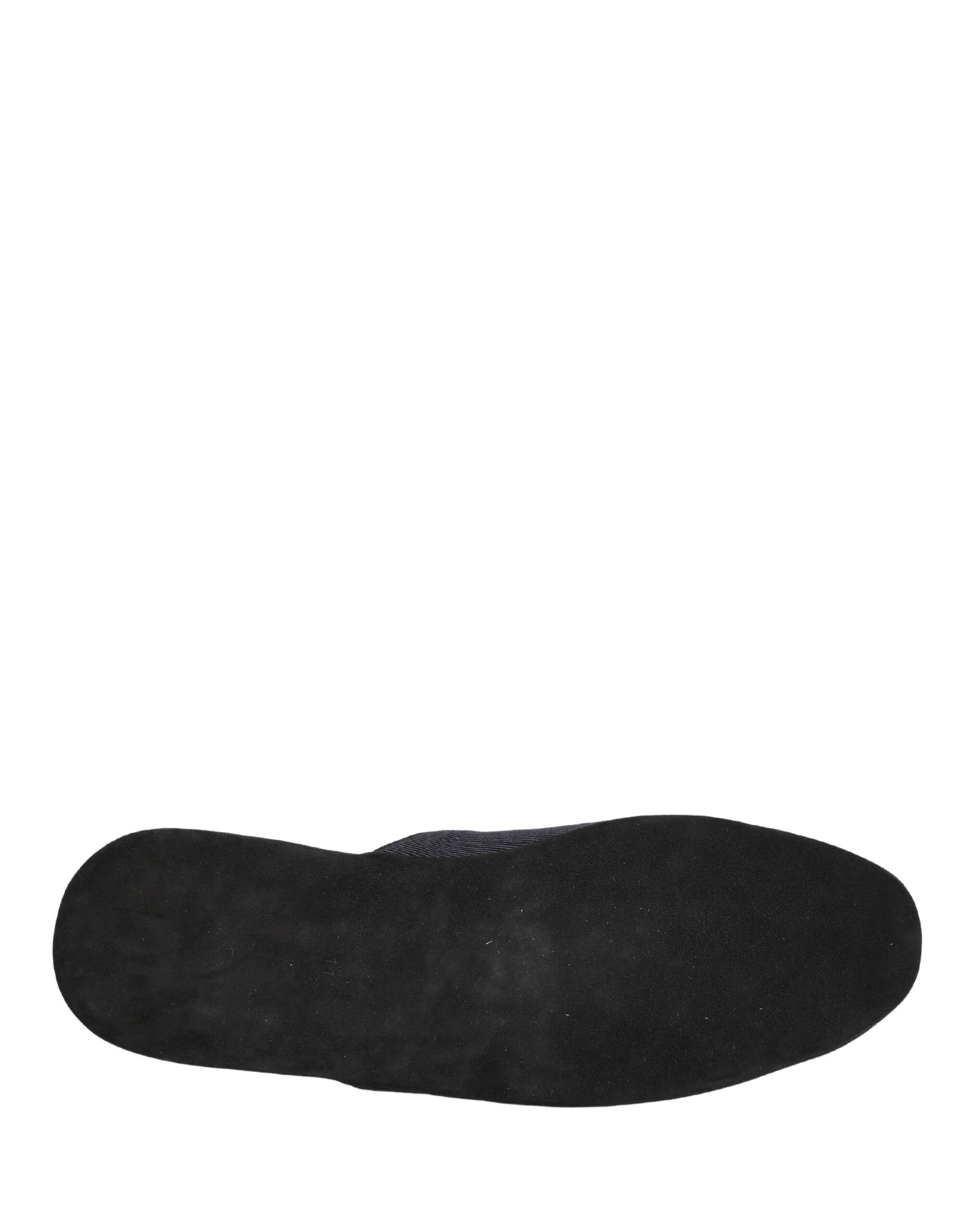 Dolce & Gabbana Dark Navy Wool Cotton Red Chevron Slippers Shoes Curated Luxury Accessories by Orvyn