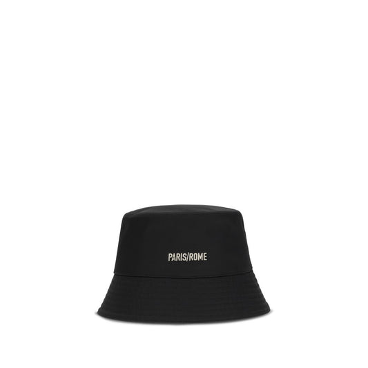 Valentino Garavani Black Cotton Bucket Hat Curated Luxury Accessories by Orvyn