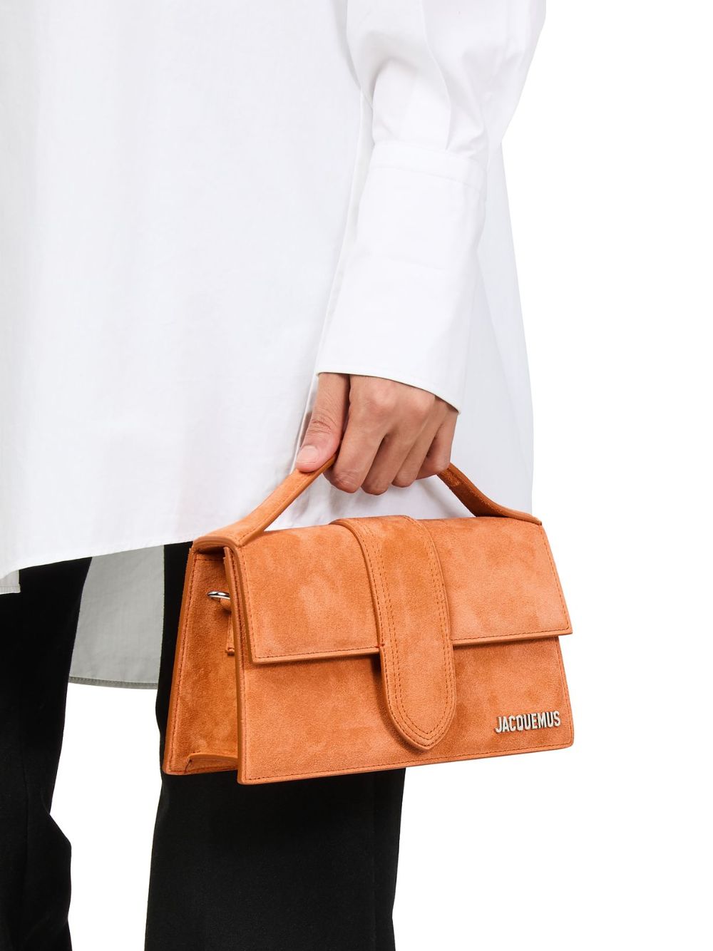 Jacquemus Terracotta Leather Le Grand Bambino Handbag Curated Luxury Accessories by Orvyn