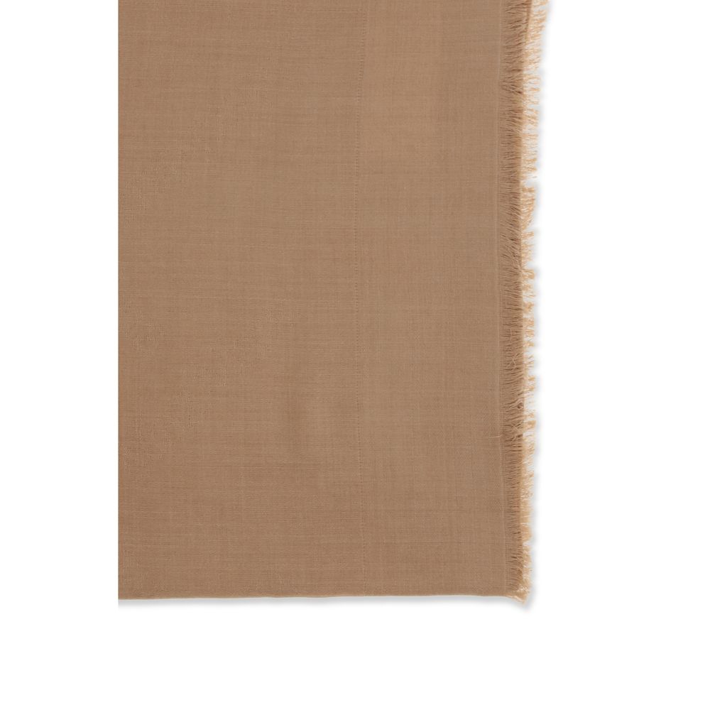 Max Mara Beige Silk Scarf Curated Luxury Accessories by Orvyn