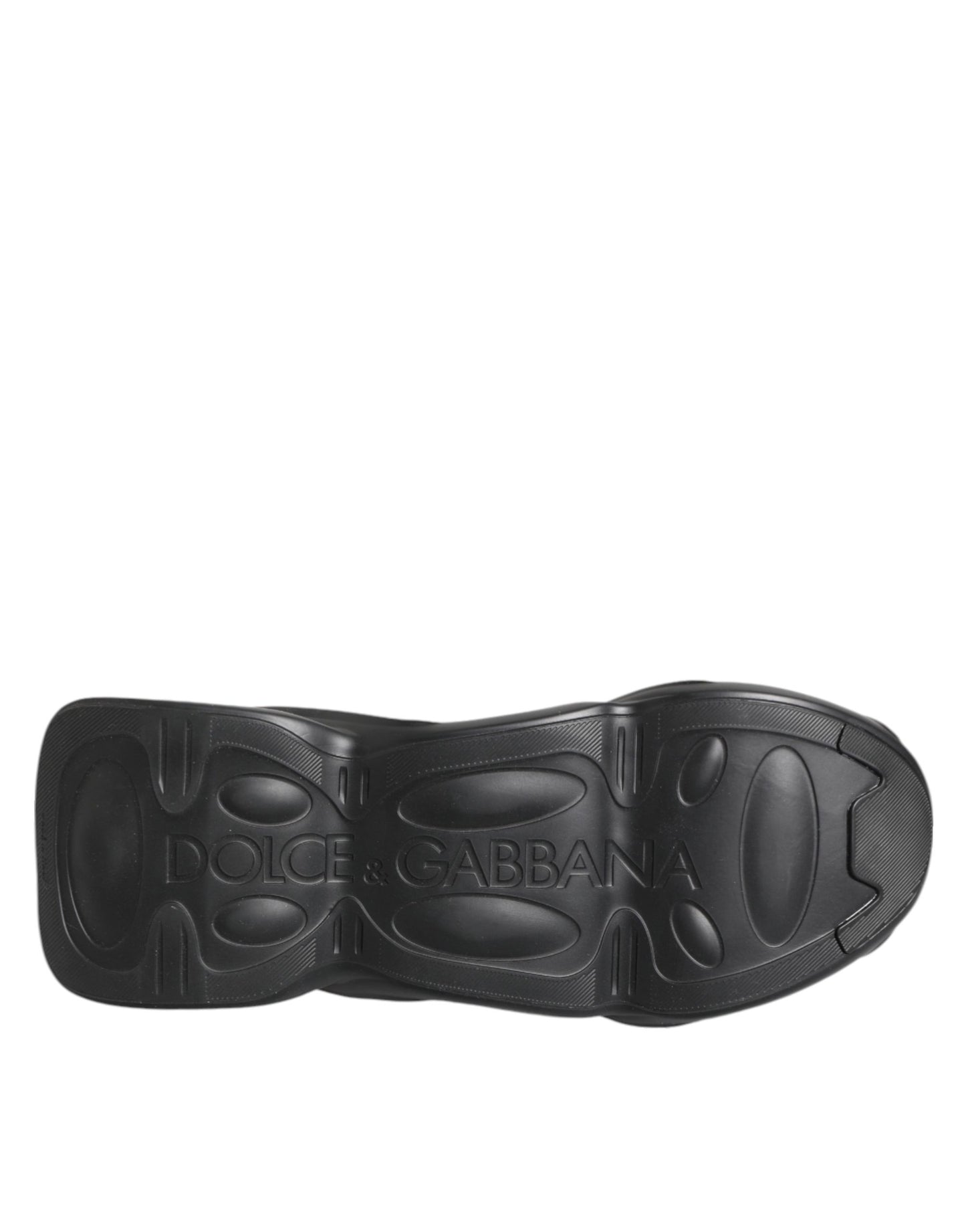 Dolce & Gabbana Black Slip On Wave Low Top Sneakers Shoes Curated Luxury Accessories by Orvyn