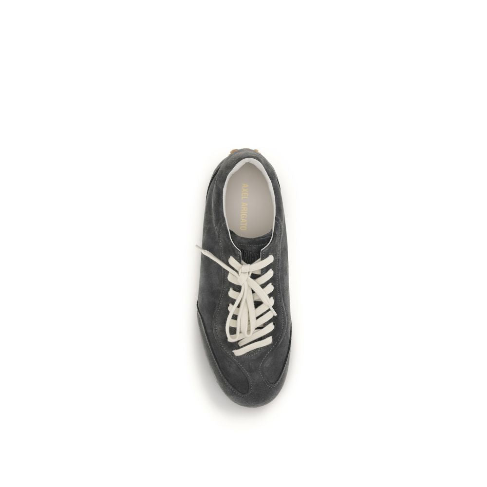 Axel Arigato Gray Calf Leather Bos Taurus Low Top Sneakers Curated Luxury Accessories by Orvyn