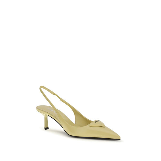 Prada Bicolor Calf Leather Bos Taurus High Heel Pumps Curated Luxury Accessories by Orvyn