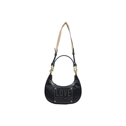 Love Moschino Black Polyethylene Handbag Curated Luxury Accessories by Orvyn