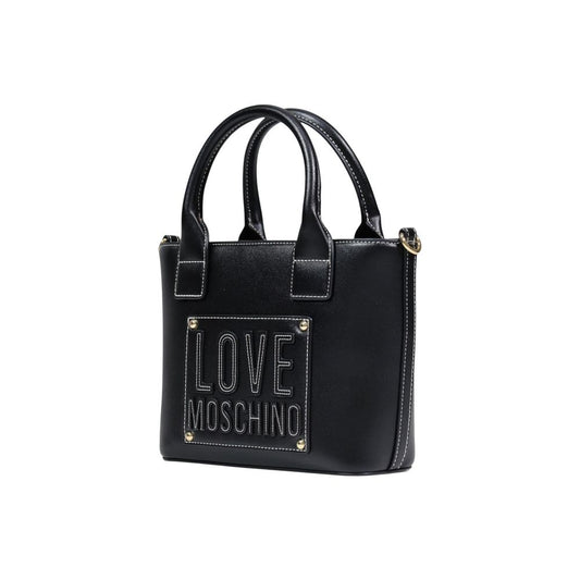 Love Moschino Black Polyethylene Handbag Curated Luxury Accessories by Orvyn