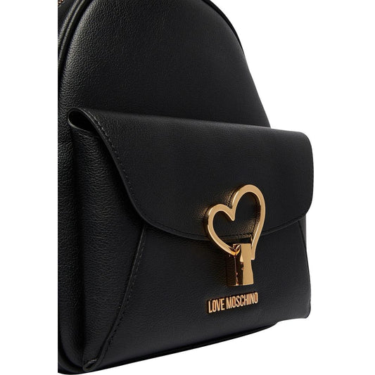 Love Moschino Black Polyethylene Backpack Curated Luxury Accessories by Orvyn