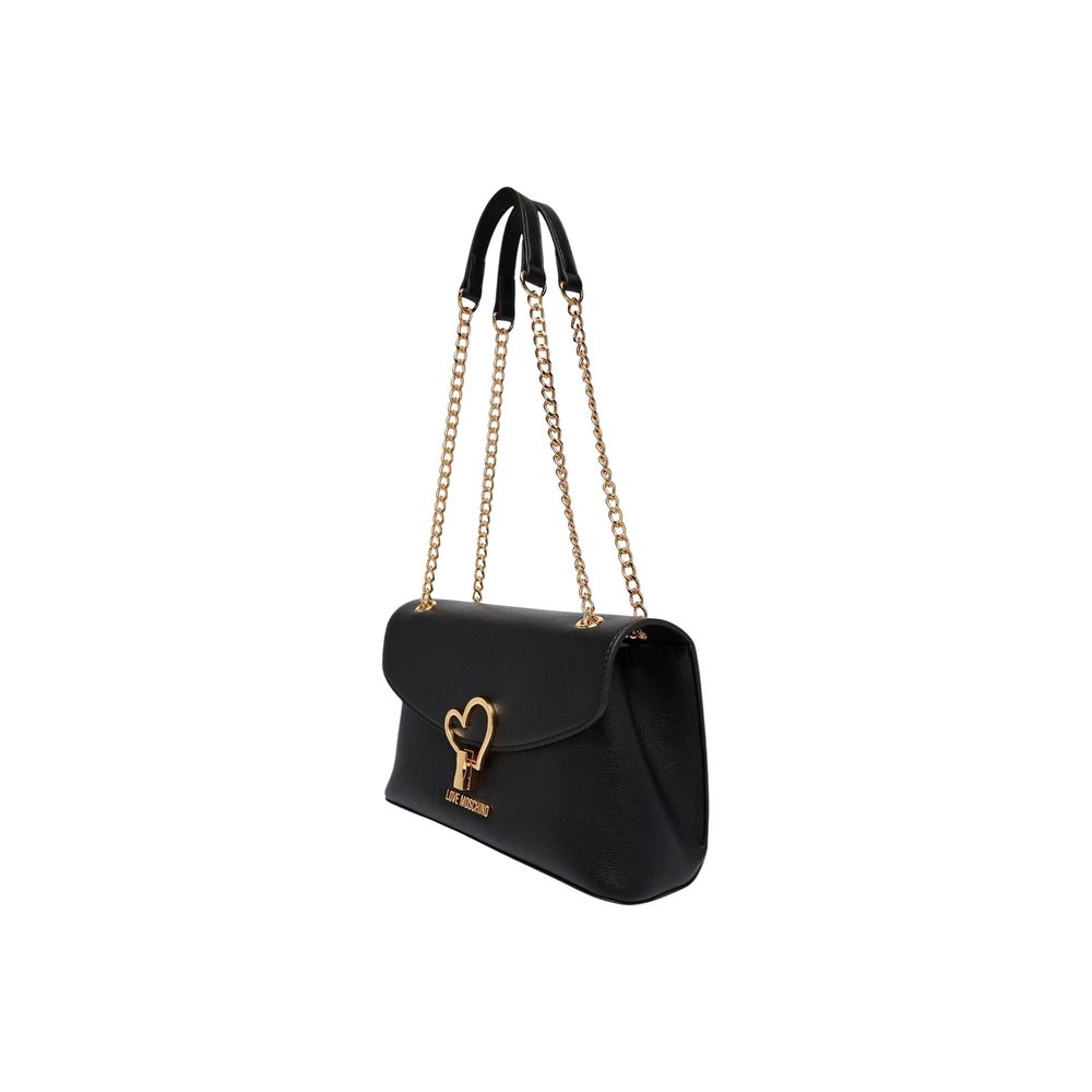 Love Moschino Black Polyethylene Handbag Curated Luxury Accessories by Orvyn