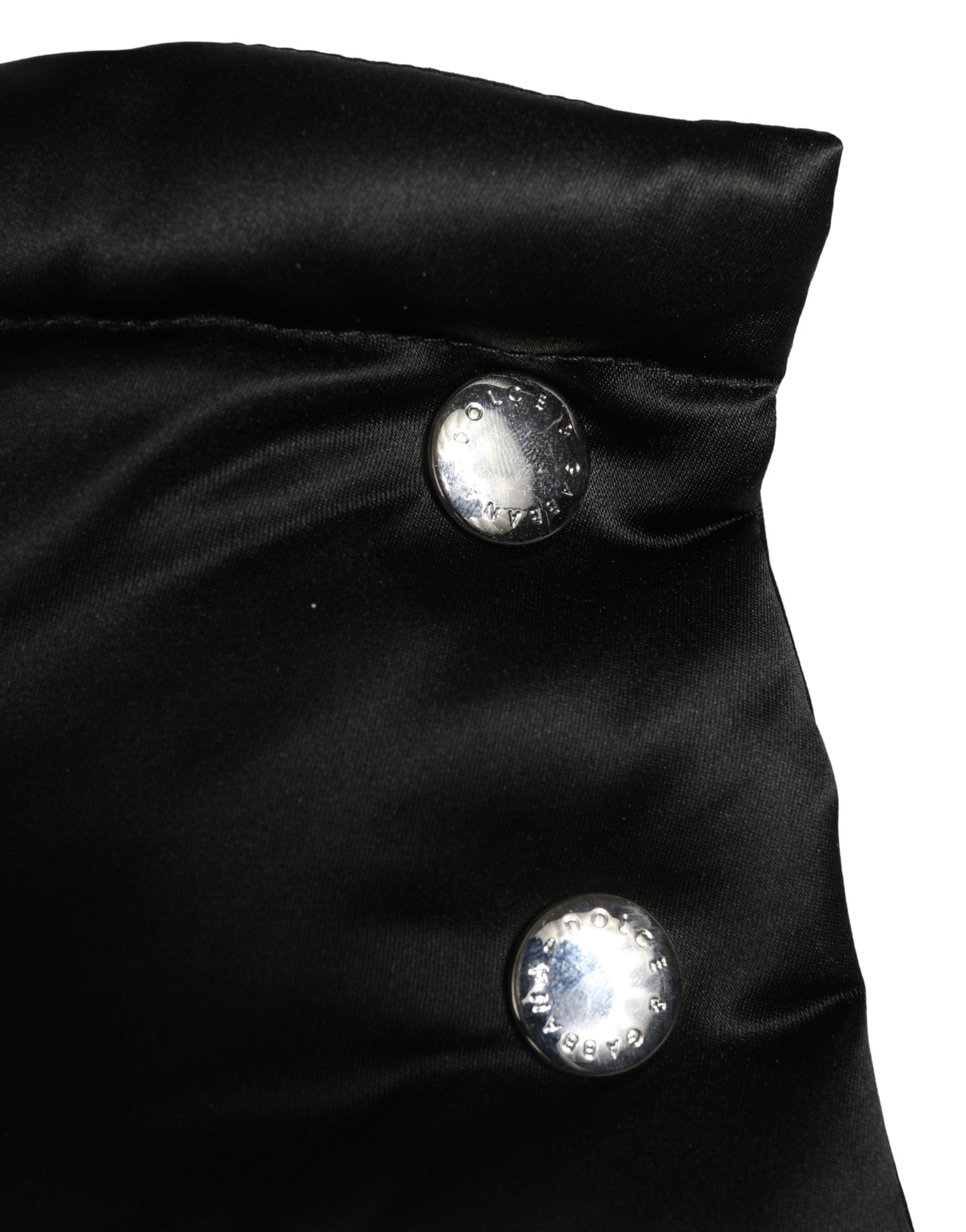 Dolce & Gabbana Black Polyester Whole Head Wrap Capello Hat Curated Luxury Accessories by Orvyn