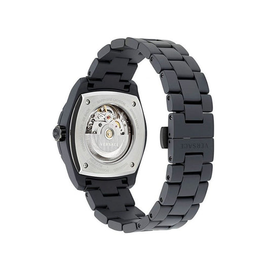 Versace Black Ceramic Dress Watch Curated Luxury Accessories by Orvyn