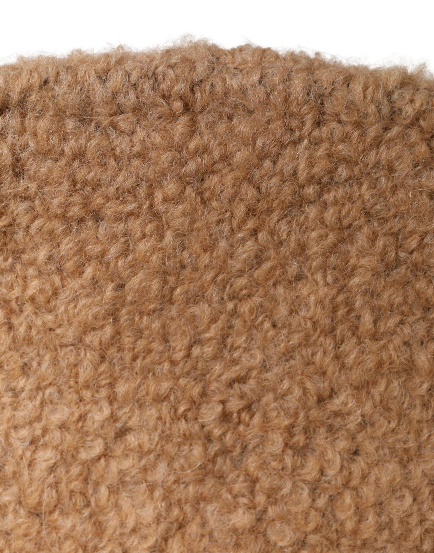 Dolce & Gabbana Beige Virgin Wool Fur Women Knitted Capello Hat Curated Luxury Accessories by Orvyn
