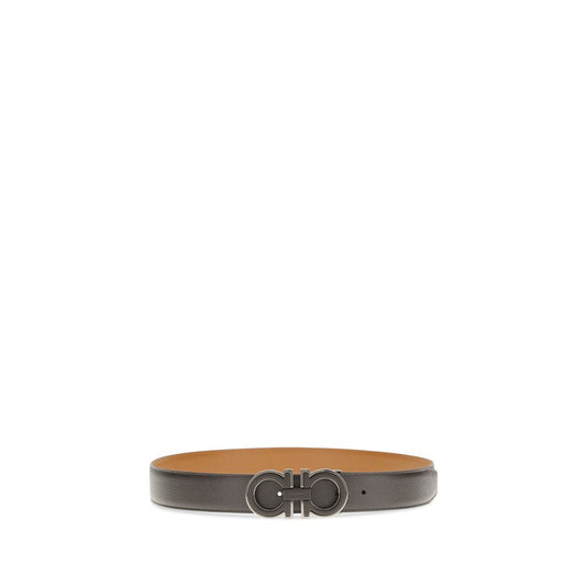 Ferragamo Brown Calf Leather Bos Taurus Regular Belt Curated Luxury Accessories by Orvyn