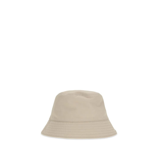Moncler Beige Cotton Bucket Hat Curated Luxury Accessories by Orvyn