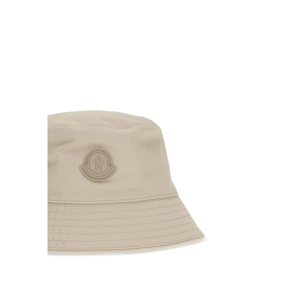 Moncler Beige Cotton Bucket Hat Curated Luxury Accessories by Orvyn