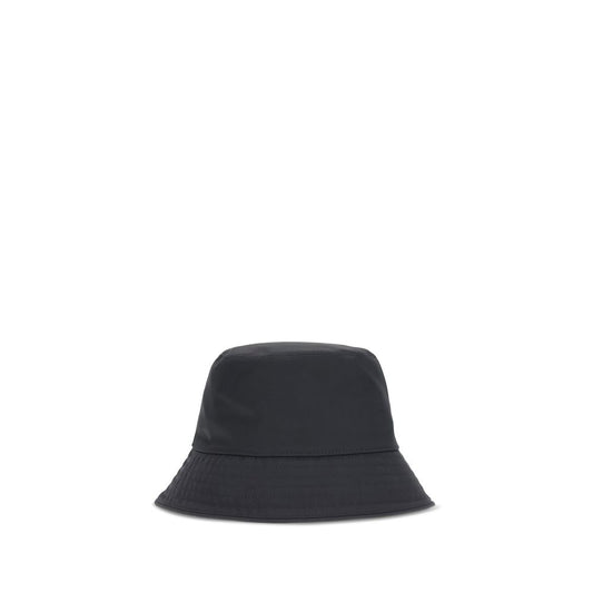 Moncler Blue Cotton Bucket Hat Curated Luxury Accessories by Orvyn