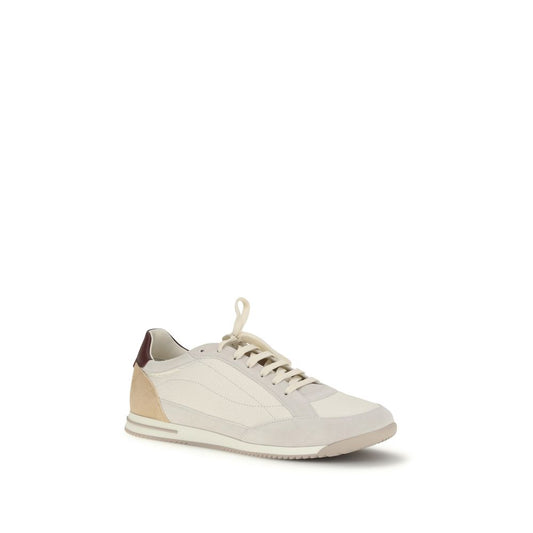 Brunello Cucinelli Beige Deer Low Top Sneakers Curated Luxury Accessories by Orvyn