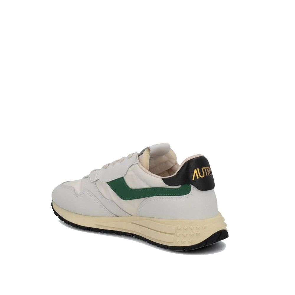 Autry White Leather Low Top Sneakers weiss