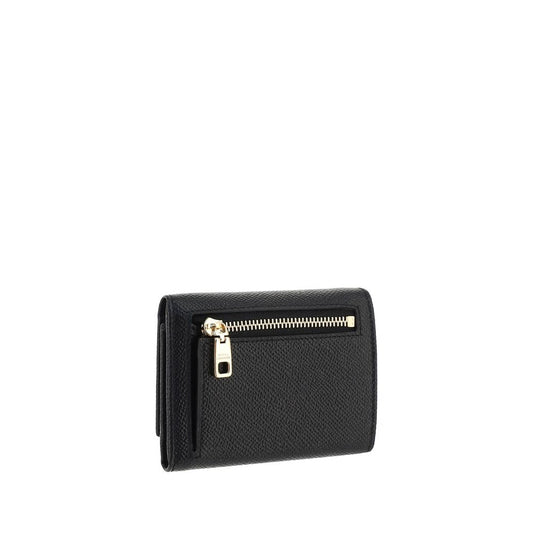 Dolce & Gabbana Black Calf Leather Bos Taurus Wallet Curated Luxury Accessories by Orvyn