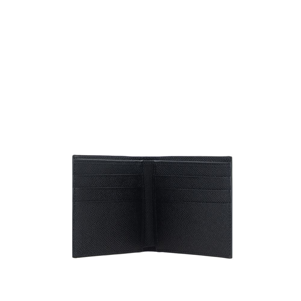 Dolce & Gabbana Black Calf Leather Bos Taurus Wallet Curated Luxury Accessories by Orvyn