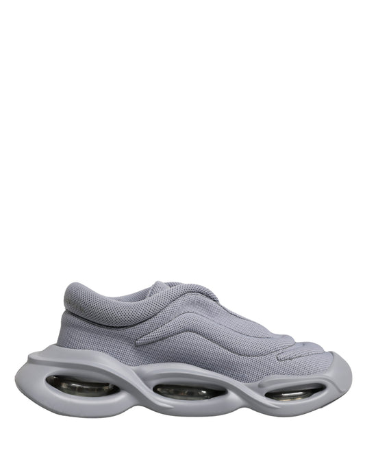 Dolce & Gabbana Gray Slip On Wave Low Top Sneakers Curated Luxury Accessories by Orvyn