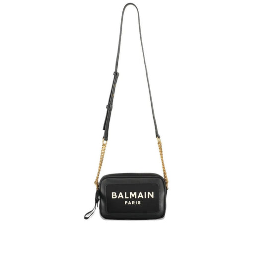 Balmain Black Cotton Shoulder Bag Curated Luxury Accessories by Orvyn
