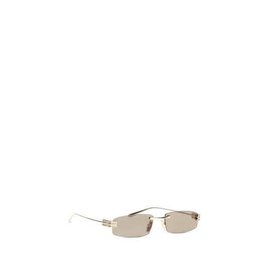 Balenciaga Gold Metal Sunglasses Curated Luxury Accessories by Orvyn