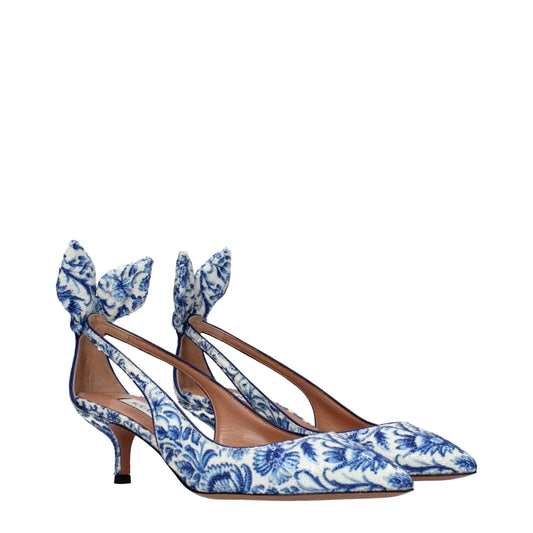 Aquazzura Blue Paillettes High Heel Pumps Curated Luxury Accessories by Orvyn