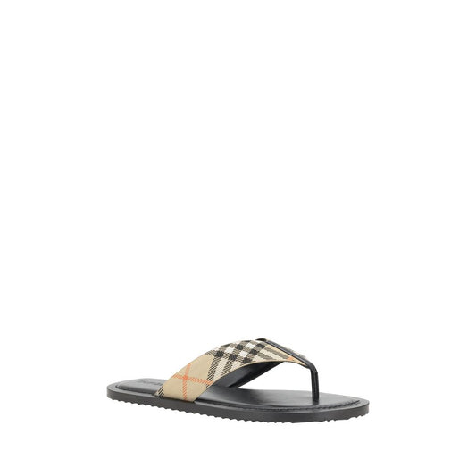 Burberry Multicolor Polyamide Flip-Flop Sandals Curated Luxury Accessories by Orvyn