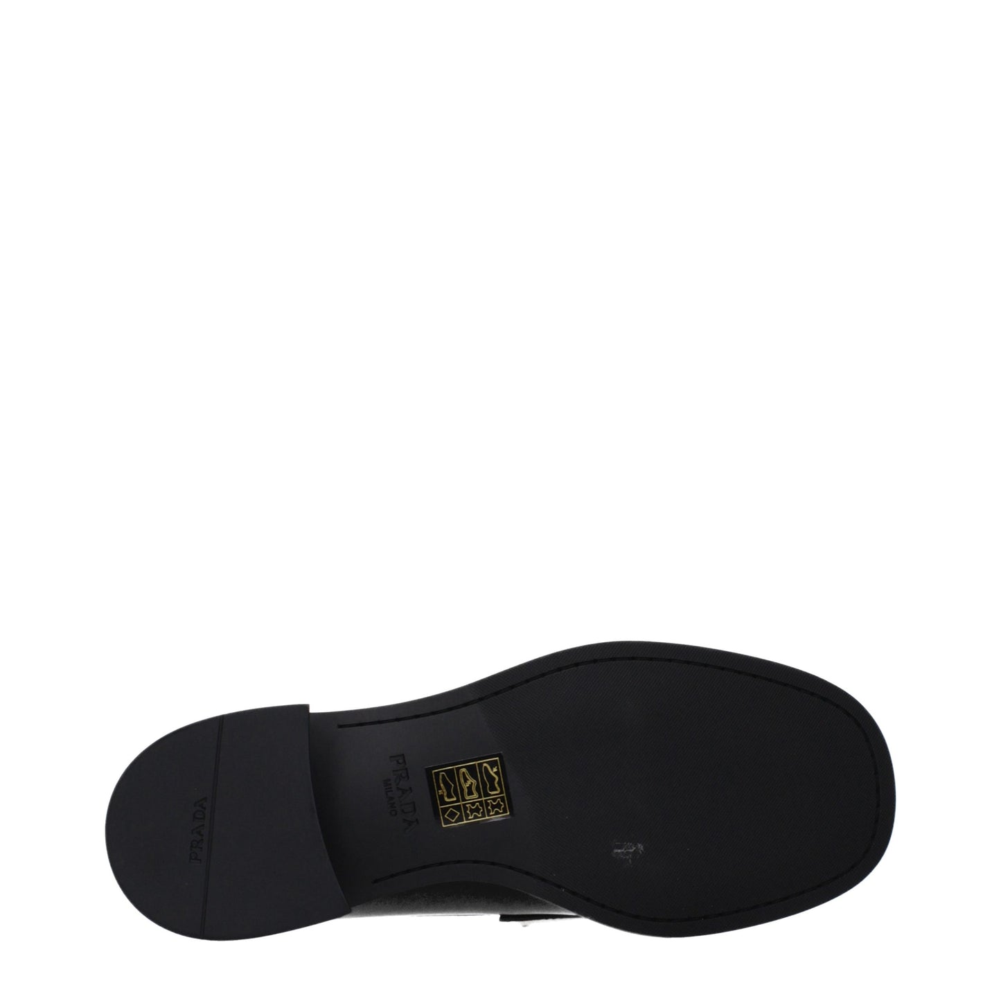 Prada Black Leather Slip-On Loafers Curated Luxury Accessories by Orvyn