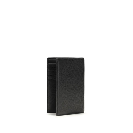 Saint Laurent Black Calf Leather Bos Taurus Wallet Curated Luxury Accessories by Orvyn