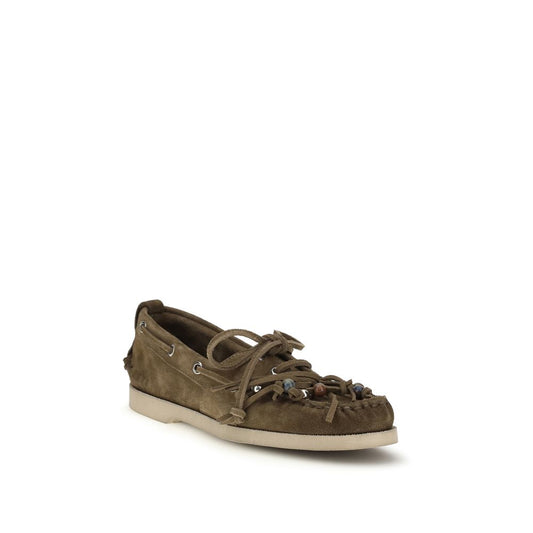 Golden Goose Bicolor Calf Leather Bos Taurus Slip-On Loafers Curated Luxury Accessories by Orvyn