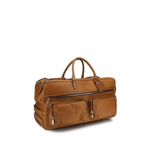 Brunello Cucinelli Brown Calf Leather Bos Taurus Luggage And Travel Curated Luxury Accessories by Orvyn
