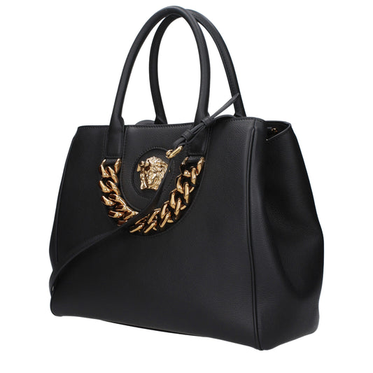 Versace Black Leather Handbag Curated Luxury Accessories by Orvyn
