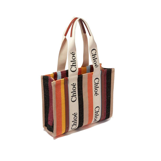 Chloé Beige Linen Tote Bag Curated Luxury Accessories by Orvyn