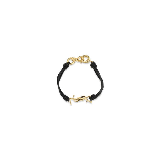 Saint Laurent Black Lamb Ovis Aries Aries Bracelet Curated Luxury Accessories by Orvyn