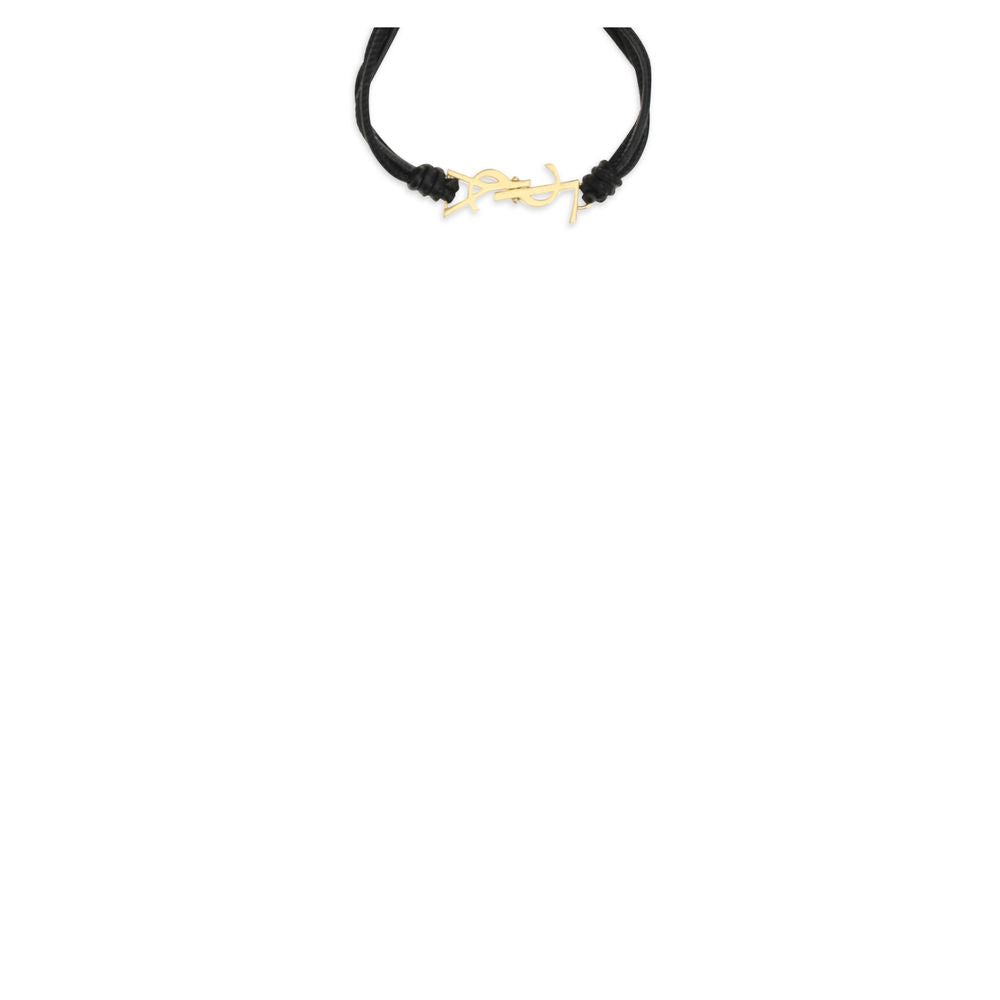 Saint Laurent Black Lamb Ovis Aries Aries Bracelet Curated Luxury Accessories by Orvyn