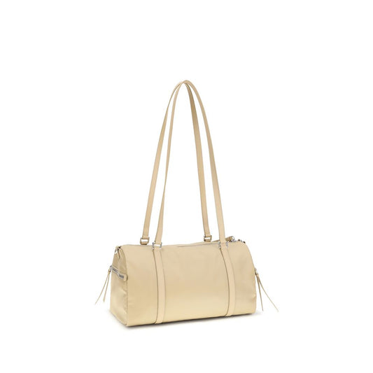 Prada Re-Nylon & Saffiano Shoulder Bag – Beige