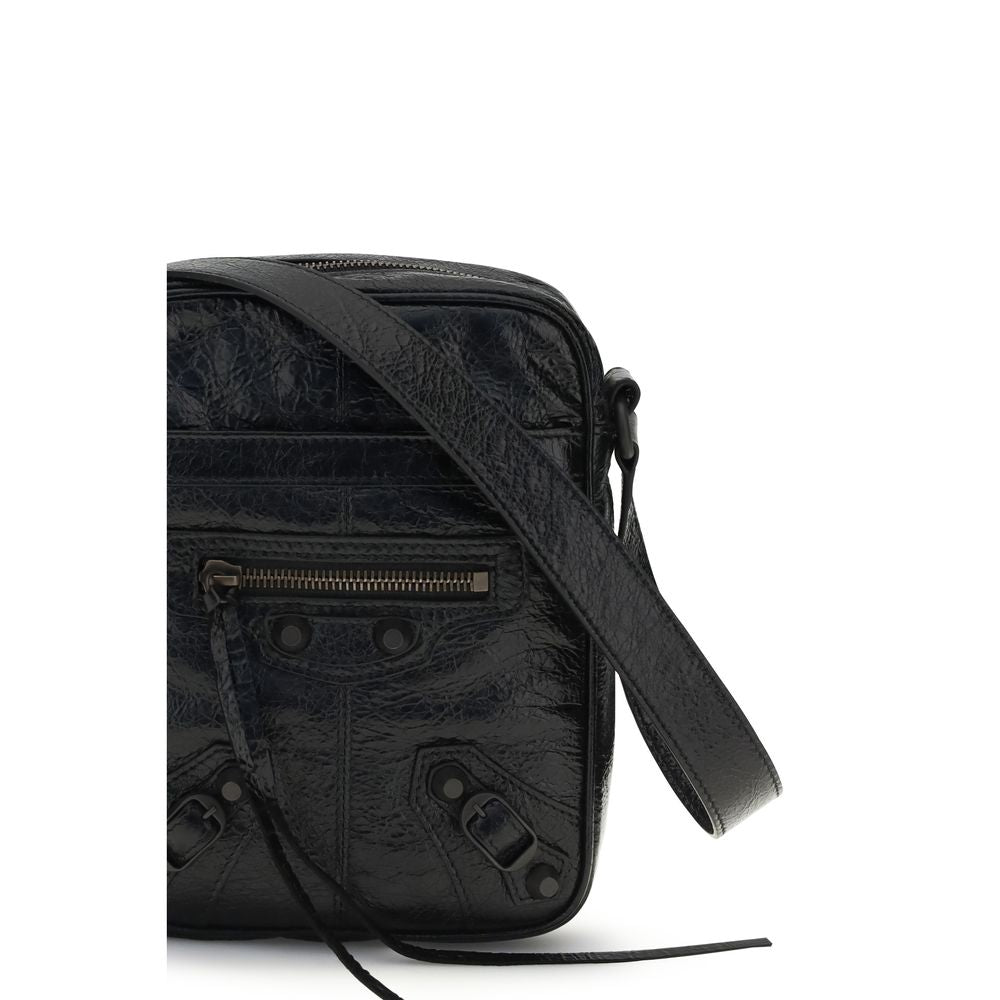 Balenciaga Black Lamb Ovis Aries Aries Shoulder Bag Curated Luxury Accessories by Orvyn