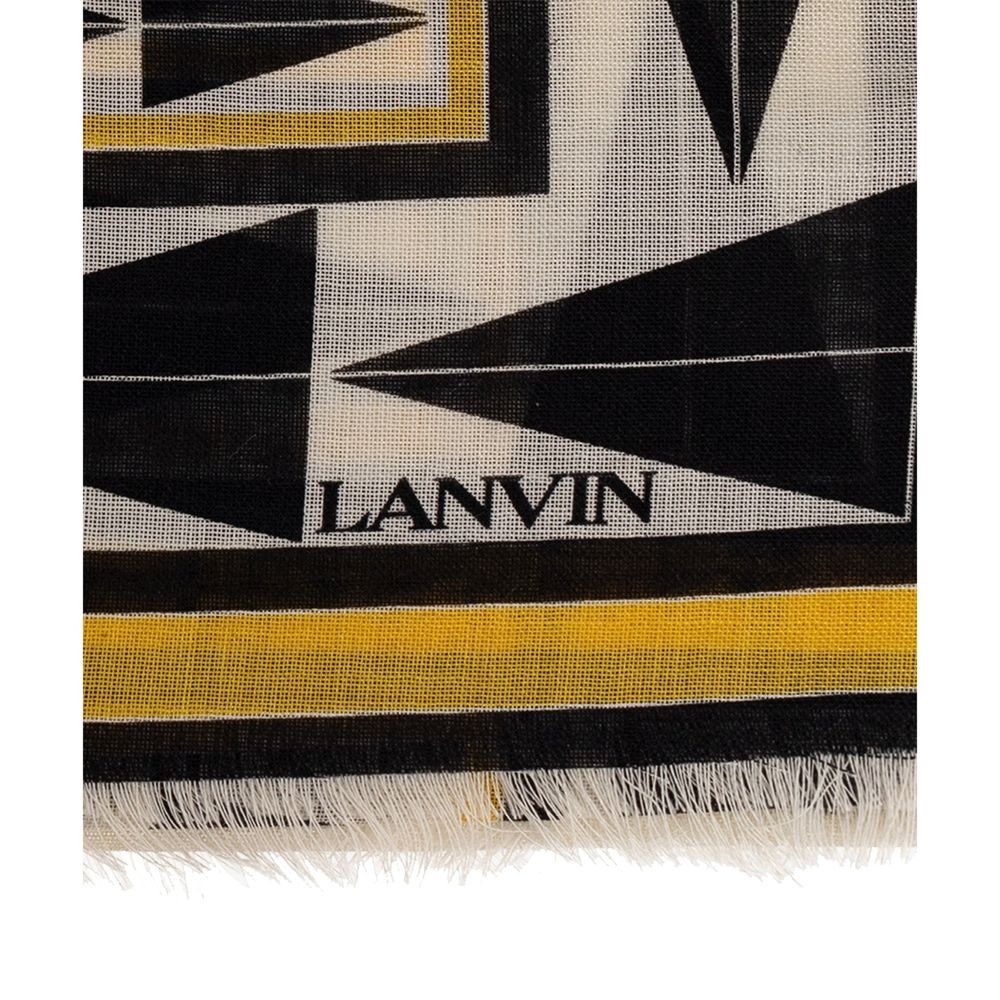 Lanvin Bicolor Wool Scarf Curated Luxury Accessories by Orvyn