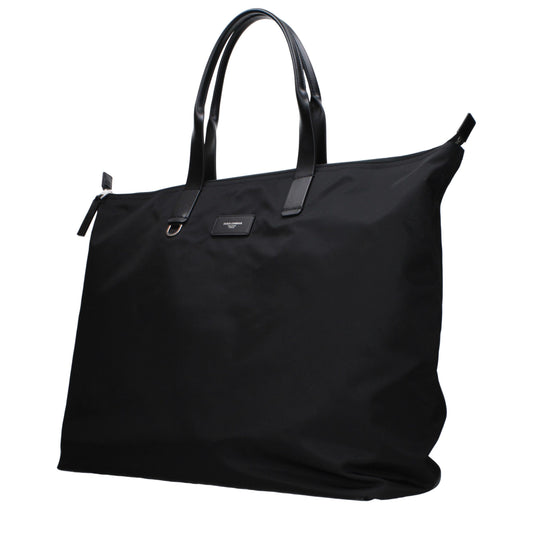 Dolce & Gabbana Black Nylon Shoulder Bag Curated Luxury Accessories by Orvyn