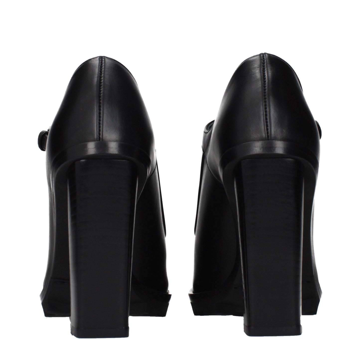 Max Mara Black Leather High Heel Pumps Curated Luxury Accessories by Orvyn